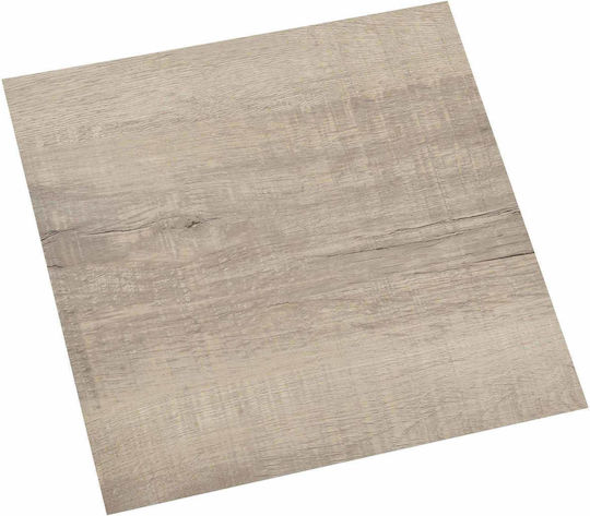 vidaXL Set Plastic Floor PVC with 20 Tiles L30.5xW30.5cm