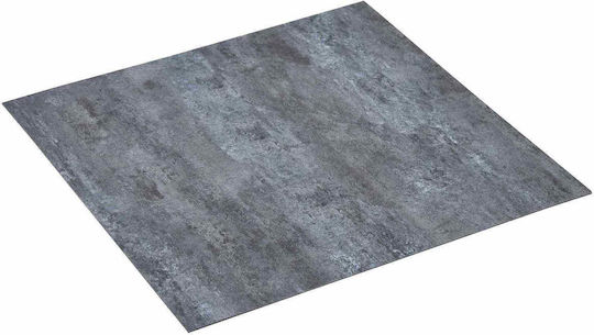 vidaXL Set Plastic Floor PVC with 20 Tiles L30.5xW30.5cm Gray