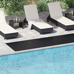 vidaXL Ελαστικό Πλαστικό Δάπεδο Μ500xΠ100εκ.
