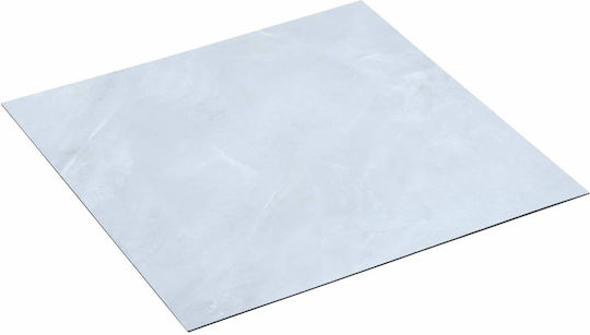 vidaXL Set Plastic Floor PVC with 20 Tiles L30.5xW30.5cm White