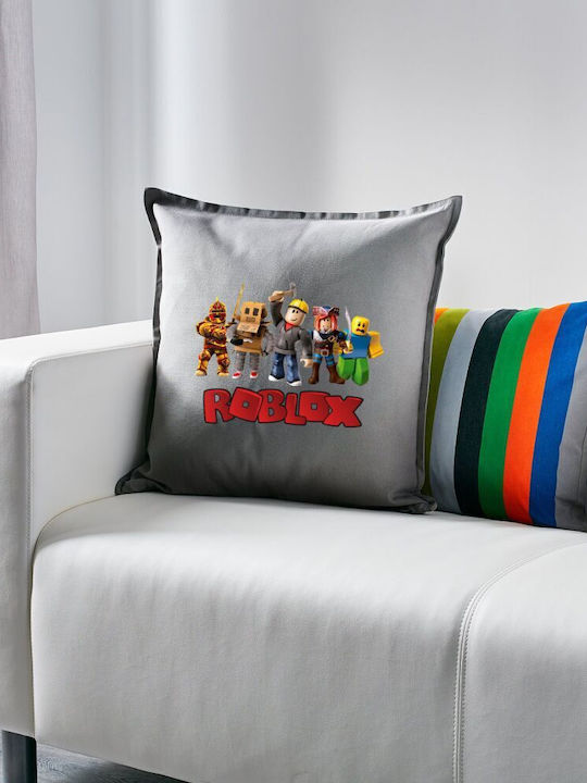 Roblox Squad Kids Throw Pillow Gray 100% Cotton Filling 50x50cm