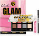 W7 Cosmetics Glitter Glam Παλέτα Μακιγιάζ για τα Μάτια