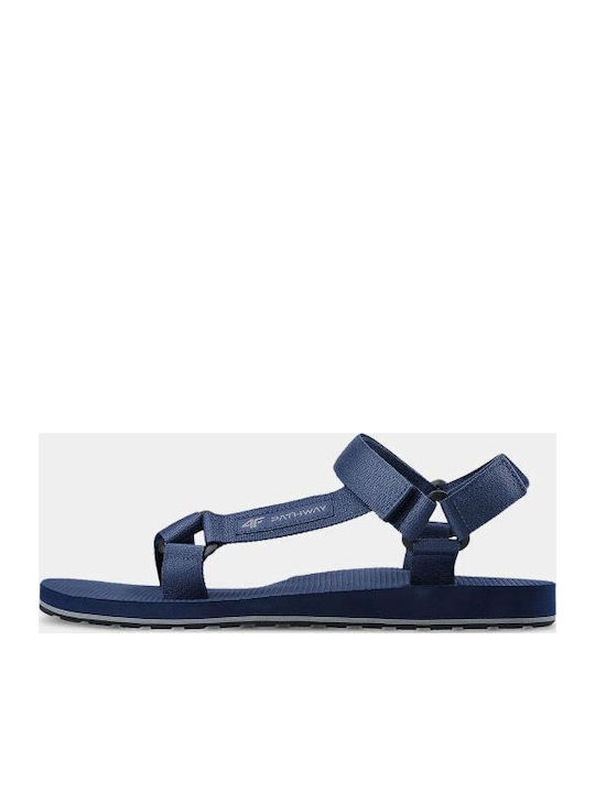 4F Herrensandalen in Blau Farbe