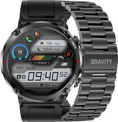 Smartwatch Gravity Gt21-1 Bk Bk Stahl/bk
