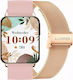 Smartwatch Gravity Rose Gold Black 2 Straps Gt26-6