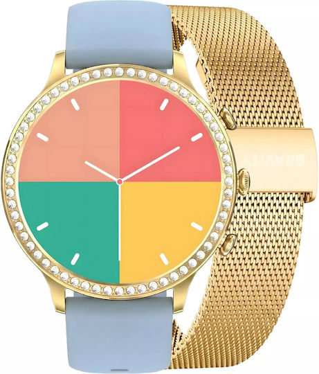 Smartwatch Gravity Zloty Strap Bracelet Gt5-4