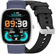 Gravity Gt18-6 Smartwatch Black Navy Strap