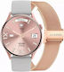Gravity Smartwatch Pink Gold Strap Bracelet Gt5-6