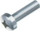 Maschinenschraube Inox mit Länge 6mm 10 Stück Trapezförmig