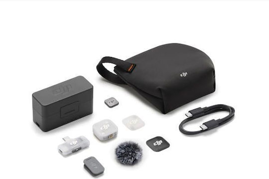 DJI Mic Mini 2 1 TX 1 Mobile RX Charging Case Set Wireless Lavalier Microphone Journalistic