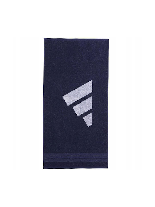 adidas Fitnesshandtuch Baumwoll Navy Blau 50x100cm