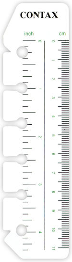 Contax Refill Organizer Ruler Pocket 350