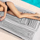 Guy Laroche Printed Gray Beach Towel 100x175cm