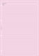 Contax Replacement Organizer Note Pages Pink Ruled A5 4505