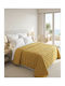 Double Coverlet Microfiber Yellow 220x230cm