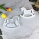 Silicone Mold Rocking Horse 14.3x10.6x2.1cm