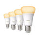 Philips Smart Λάμπες Philips Hue LED για Ντουί E27 και Σχήμα A60 810lm 4τμχ