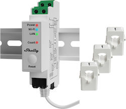 Shelly Pro 3em Όργανο Μέτρησης Ηλεκτρολογικού Πίνακα Shelly Pro 3em Όργανο Μέτρησης Ηλεκτρολογικού Πίνακα