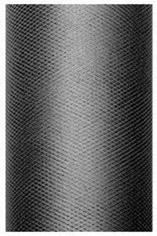 Tulle Plain Black 0.5 X 9m