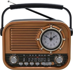 FOX500027 Radio Retro Portabil Reîncărcabil Maro FOX500027 Radio Retro Portabil Reîncărcabil Maro