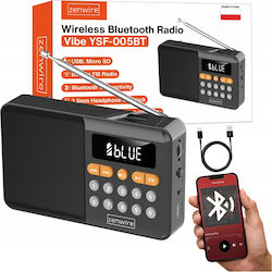 Zenwire 8743983 Tragbares Wiederaufladbares Schwarzes Radio Zenwire 8743983 Tragbares Wiederaufladbares Schwarzes Radio