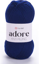 Adore Yarnart 350 Dark Blue Knitting Yarn Anti ...