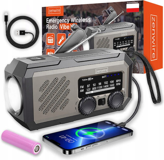 Zenwire Vibe Y2 Handheld Radio Solar mit USB Schwarz