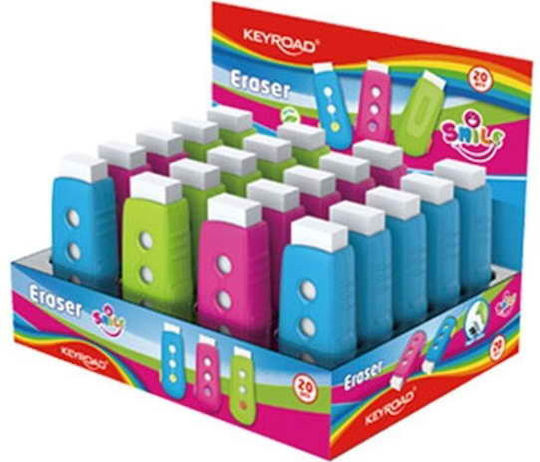 Keyroad Γόμα Μολύβι Smile Διάφορα Χρώματα