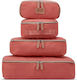 Delsey Packing Cubes 4 Sizes Chatelet Air Terracotta