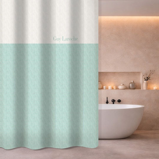 Guy Laroche Sandy Текстилна Душ Завеса 180x185cm Аква