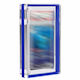 Magnetic Transparent Acrylic Case Bumpered Psa Graded Card Blue Protective Frame Reinforcement – Premium Display Stand