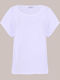 Celestino Women's Blouse Turned Sleeve Loose Fit White