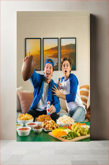 Панел Football Game Snack Time Игра Футбол Време За Закуска 115x170