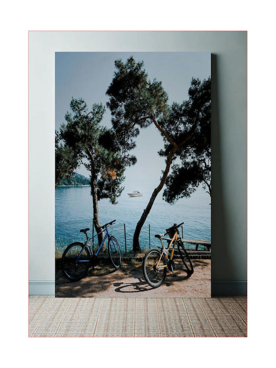 Πίνακας Bikes By Sea Ποδήλατα Δίπλα Στη Θάλασσα 70x100