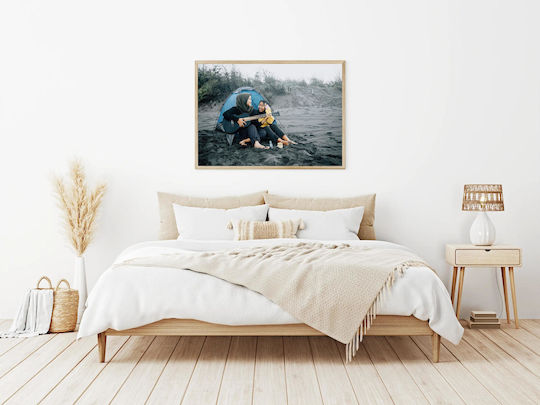 Painting Camping Music On Beach Camping Music On The Beach 100x70