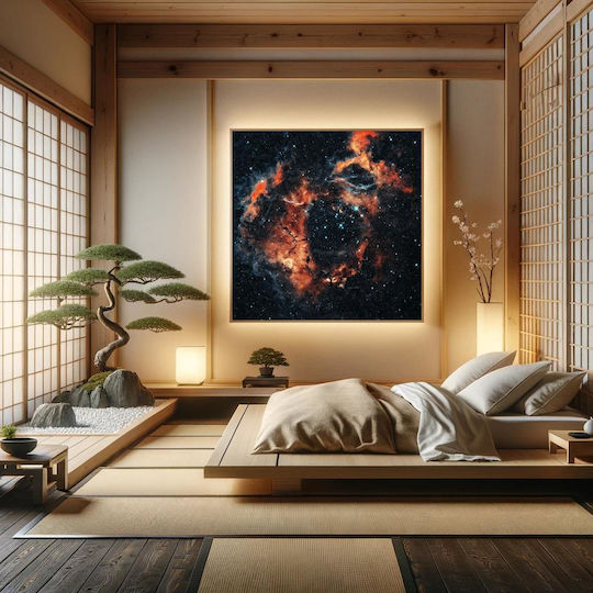 iLovePrints Gemälde Nebula In Space Νeφλώμα Στο Διάστημα 140x140