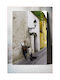 Gemälde Street Musician In A Quaint Alley Musikant Im Charmanten Gasse 100x150