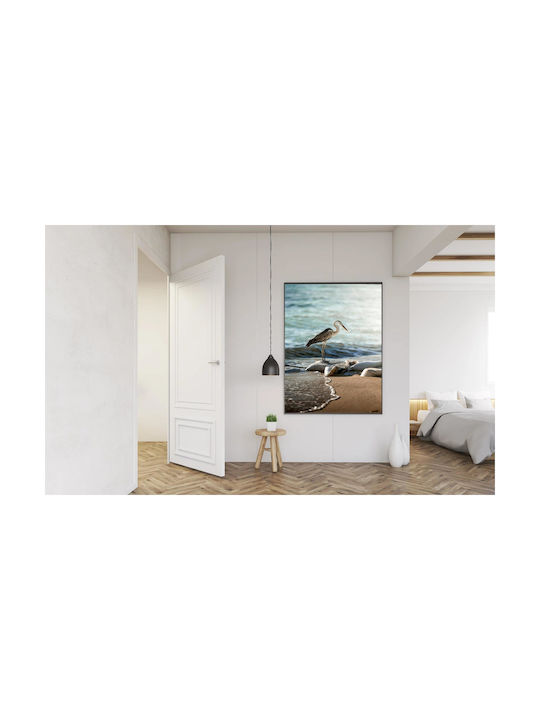 Painting Heron By Sea Heron Next To The Sea 70x100