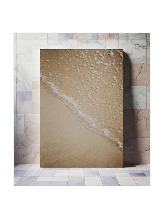 Πίνακας Gentle Waves On Sandy Shore Απαλά Κύματα Στην Αμμώδη Ακτή 80x120