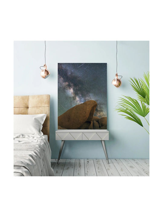 Панел Milky Way Над Скален Пейзаж Milky Way 115x170