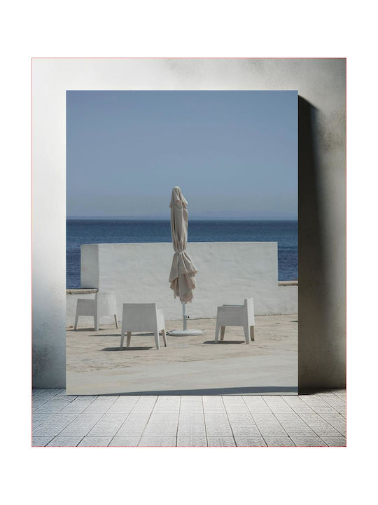 Πίνακας Calm Seaside Patio Ήρεμο Παραθαλάσσιο Αίθριο 100x150