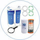 Aqua Filter Big Blue Water Filter Device Double Central Supply 1'' Cross Section BBF220