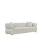 Norika Three-Seater Sofa Ecru 228x91x72 cm