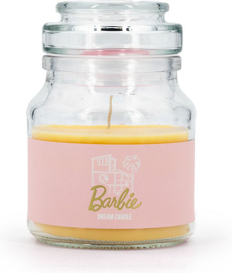 Relaxdays Aromatisches Soja-Kerze im Gefäß Gelb 110gr