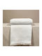 Linea Home Val Throw Ecru