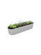 Relaxdays Grauer Blumentopf 45x60cm