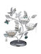 Relaxdays Stand Pentru Bijuterii Argintiu