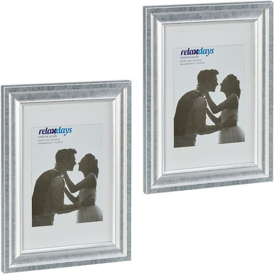 Relaxdays Wandmontage Fotorahmen Kunststoff 36,5x26,5 Relaxdays Wandmontage Fotorahmen Kunststoff 36,5x26,5