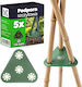 Kadax Top Support Poles 11 Mm Green 5 Pcs