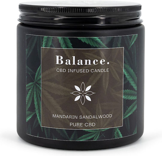 Relaxdays Aromatisches Soja-Kerze Braune 350g
